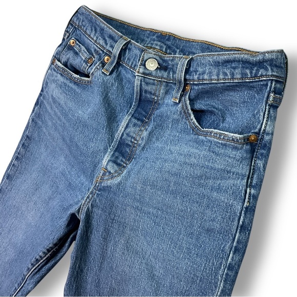 Levi's 501 S Jeans Sz 29 Skinny Button Fly Classic Denim - Picture 5 of 14